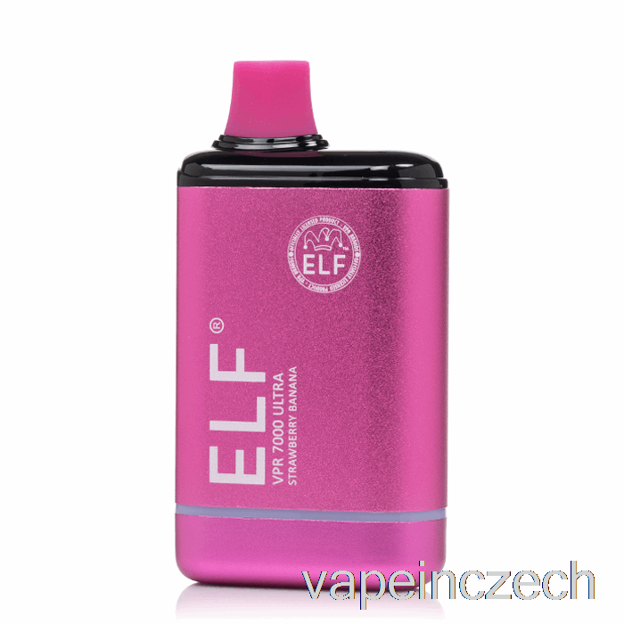 Elf Vpr 7000 Ultra Jednorázový Jahodový Banánový Vape Bez Nikotinu